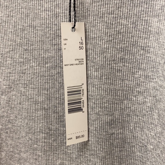 🔥🔥🔥NWT Elie Tahari Cotton Ribbed T Shirt Top - Picture 2 of 6